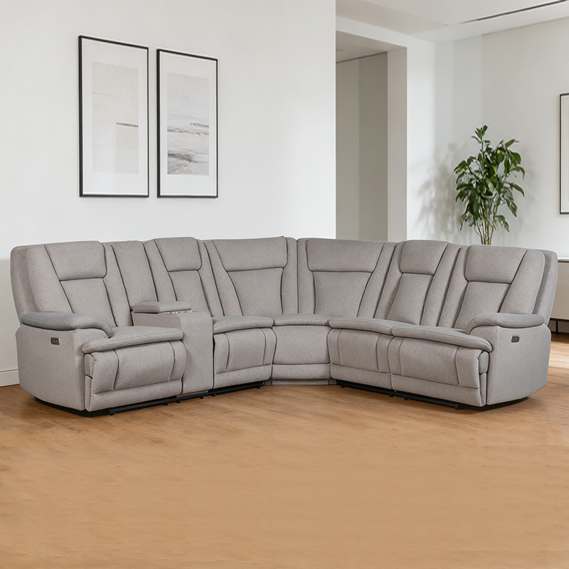 Sofá secional reclinável de 104''Power, sofá reclinável modular para sala de estar 