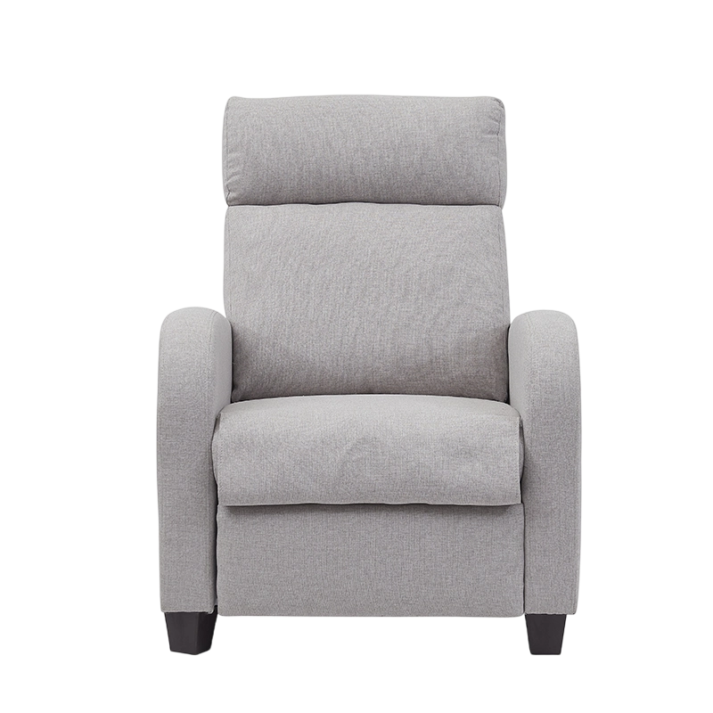 Assento de home theater com suporte lombar, esponja reclinável de alta densidade, poltrona reclinável para sala de estar